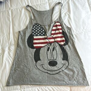 Minnie Mouse Fourth of July Bow Tanktop